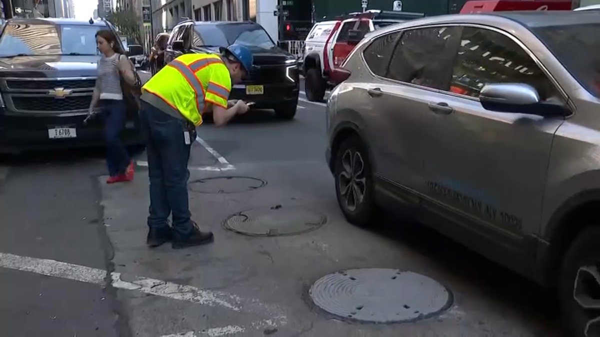 Woman dies after falling into manhole in Manhattan