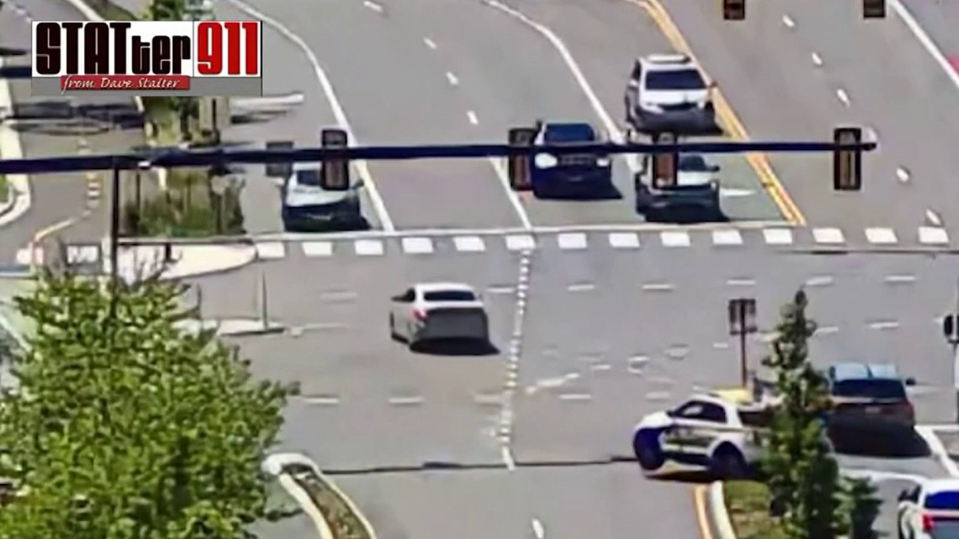 U.S. Park Police pursuit ends after 9 miles with suspect car crash