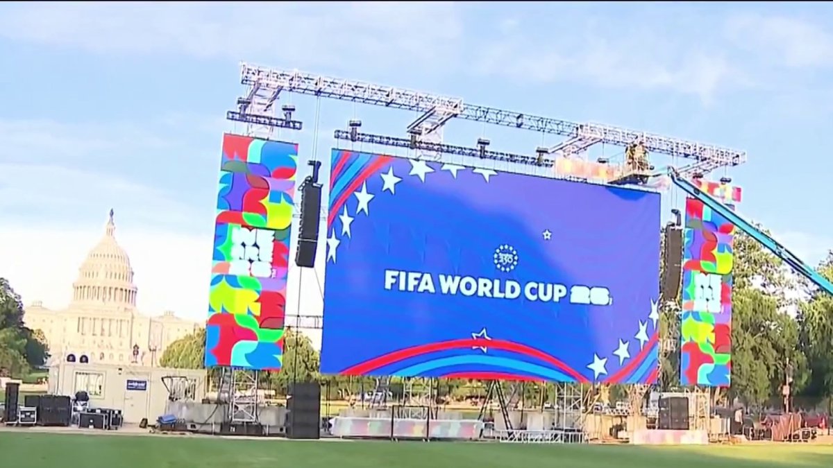 A World Cup fan zone is opening on the National Mall with free watch parties. Here's the schedule.