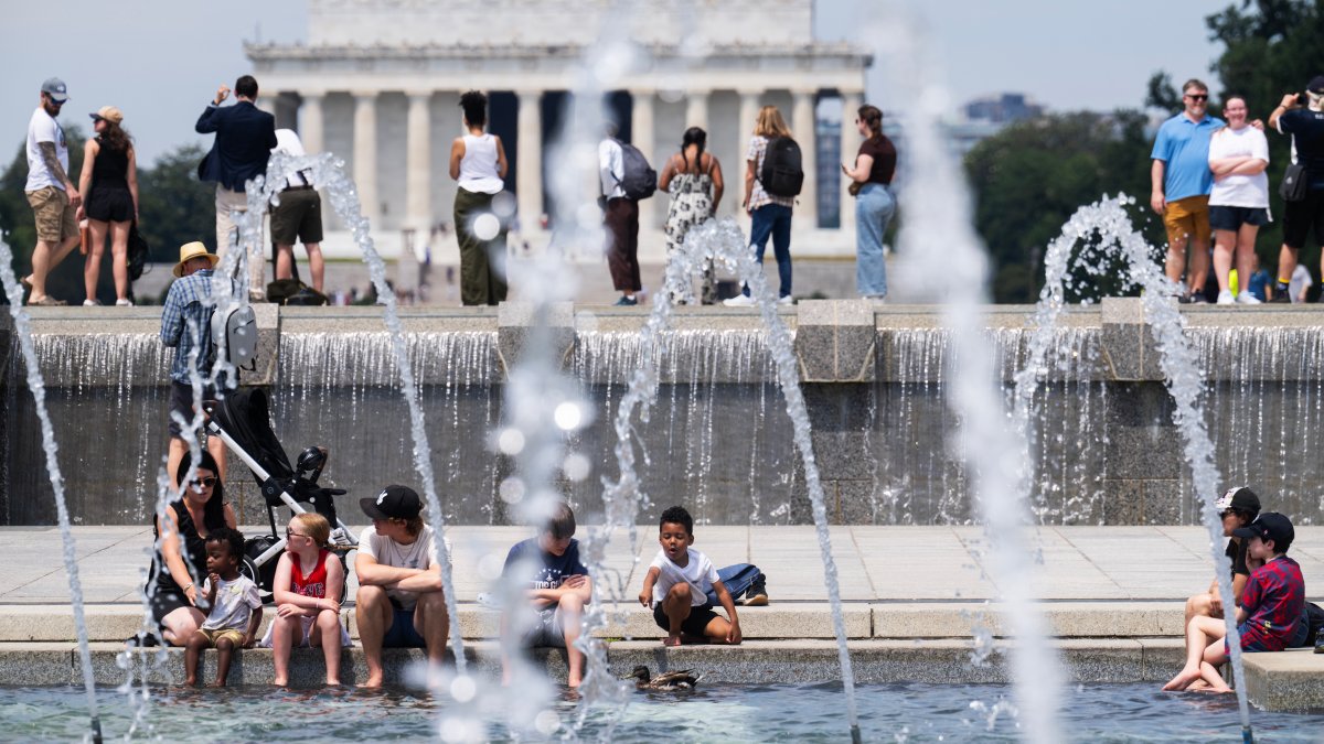 Dangerous, triple-digit heat coming to DC area as city gears up for July 4th