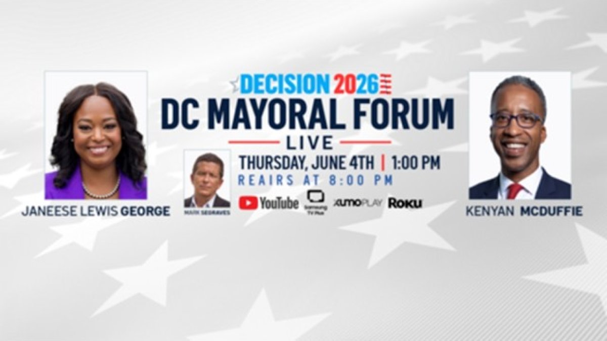 Watch live on Thursday: DC mayoral candidates' forum