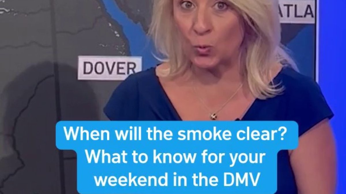 When will the smoke clear? DC-area weather this weekend
