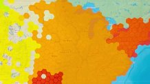 Ting Labs provided News4 with a graphic showing the scale of the service disruption.