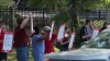 Nurses protest postpartum unit closure at Medstar Washington Hospital Center