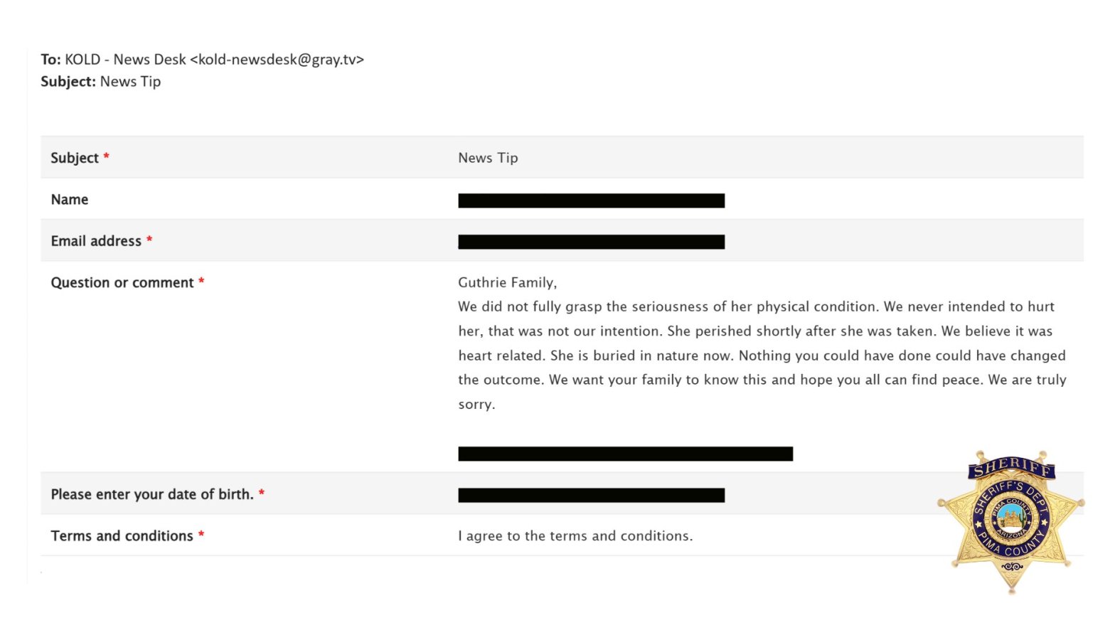 Canvas Ransom Message Nancy Guthrie ransom notes released by authorities in Arizona – NBC4 ...