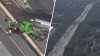 Traffic slowly getting by hours after fiery crash on Route 50 in Prince George's County