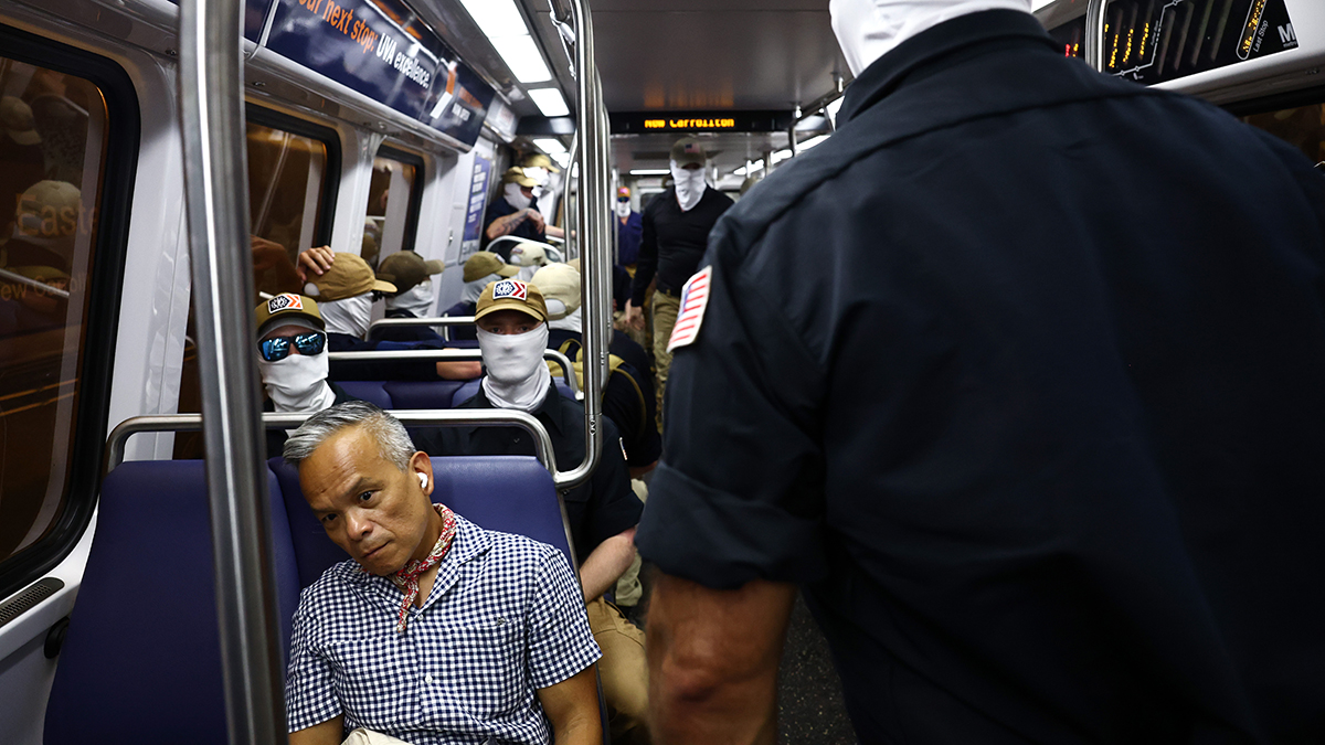 Man describes moment Patriot Front boarded his Metro train