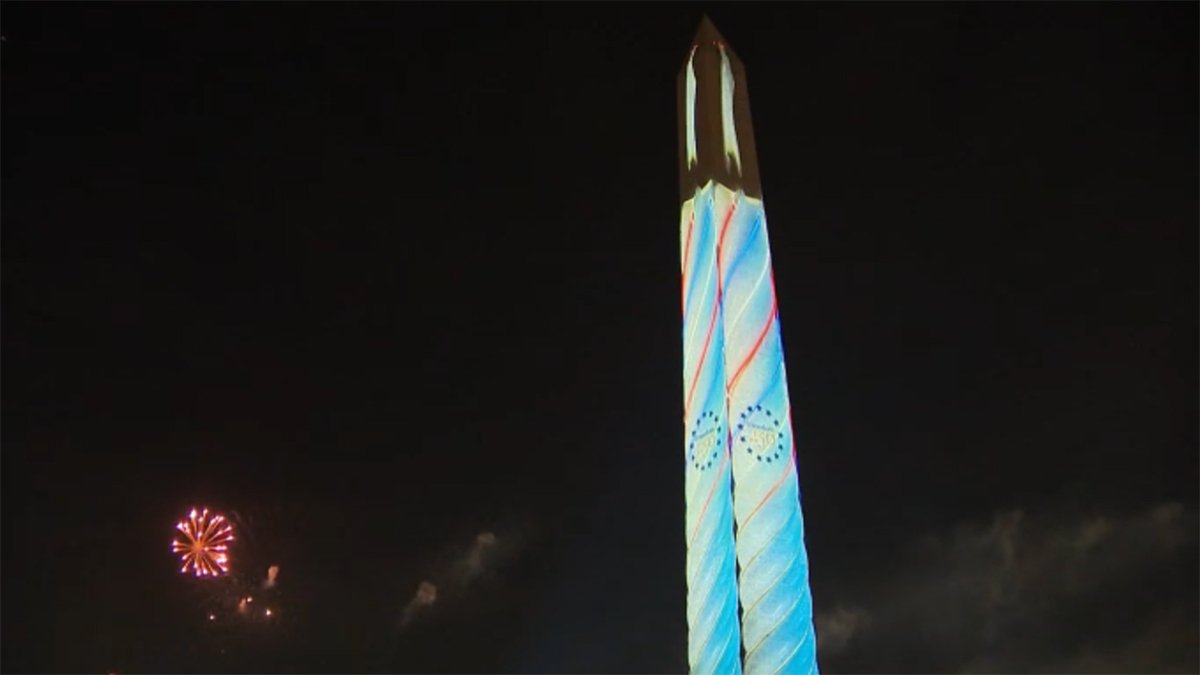 Washington Monument to be lit up for 5 nights with moments of ‘American story'
