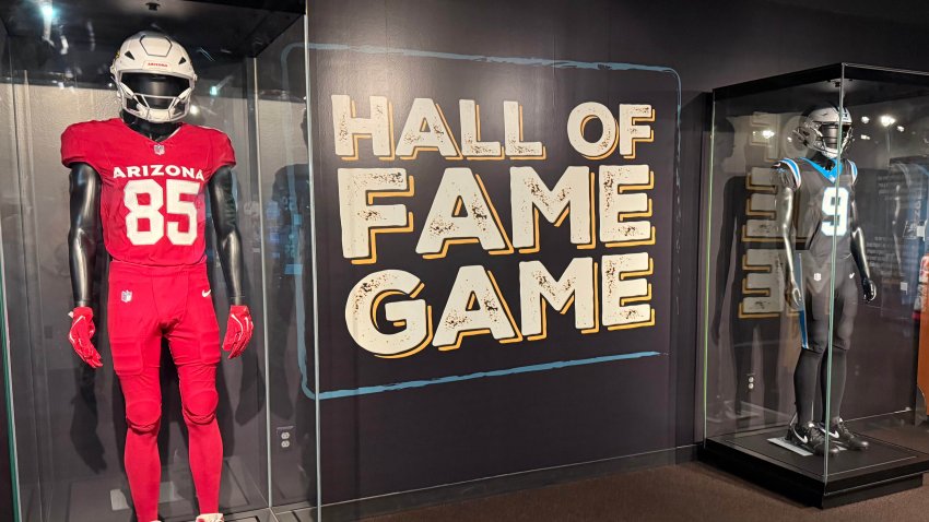 Hall of Fame Game display