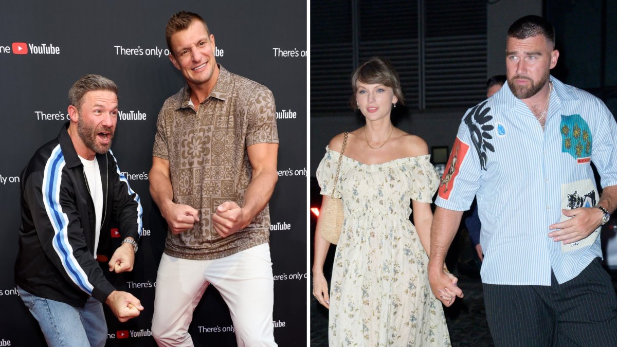 Rob Gronkowski played matchmaker for Julian Edelman at Taylor Swift, Travis Kelce's wedding