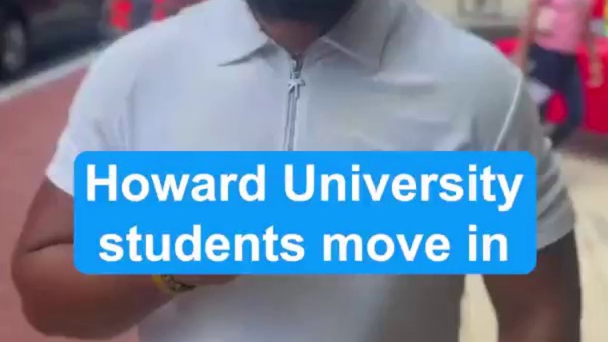 Howard University students move in