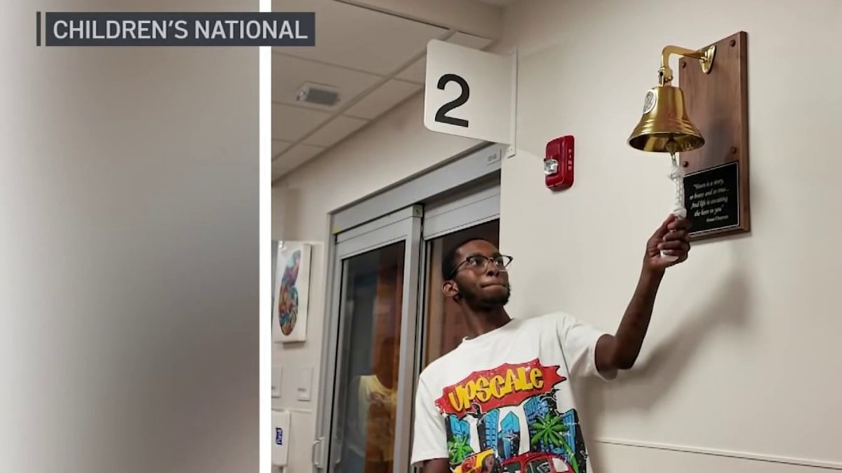 First cancer survivors ring the bell at new Prince George's facility