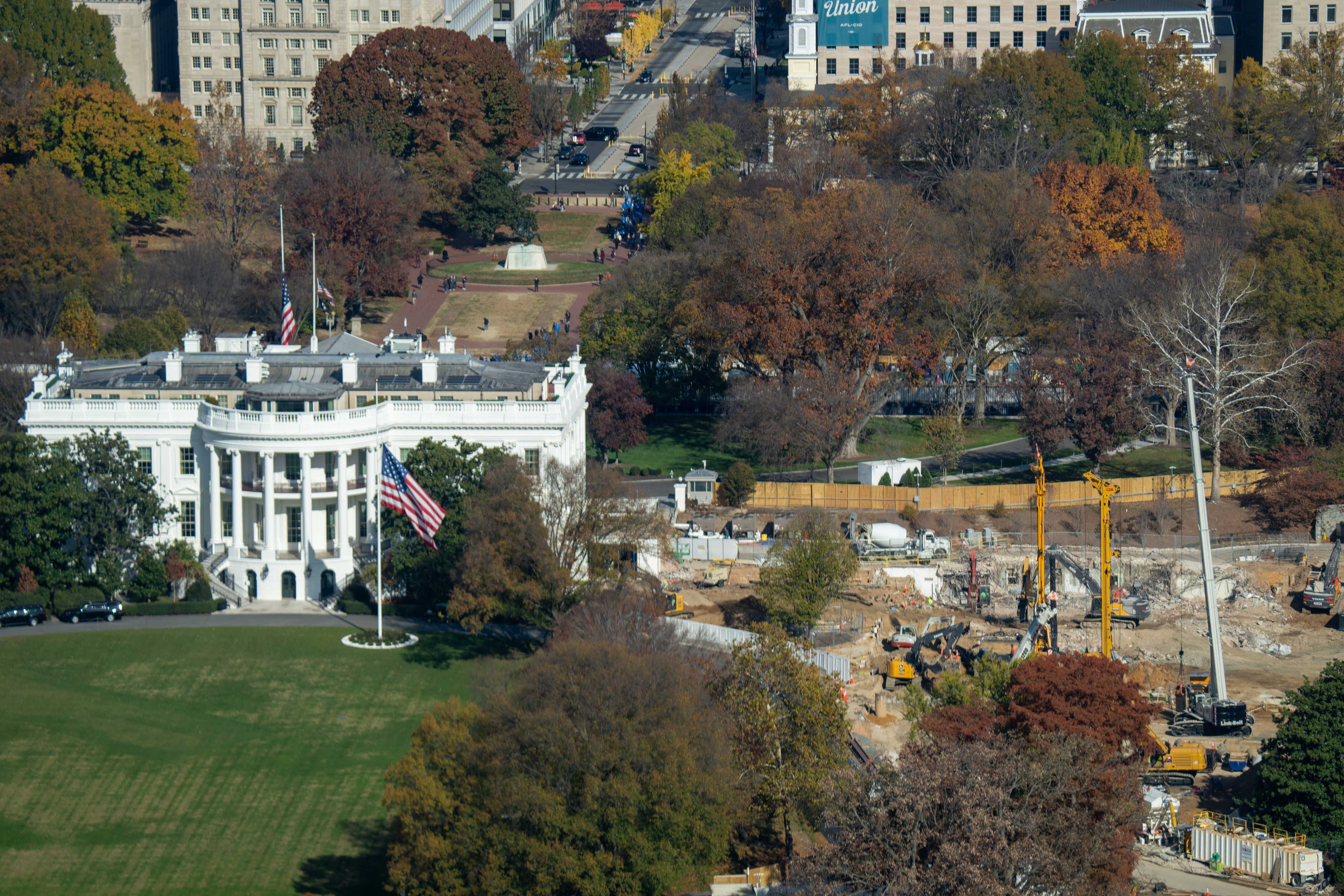 Trump asks Supreme Court to allow White House ballroom construction to continue