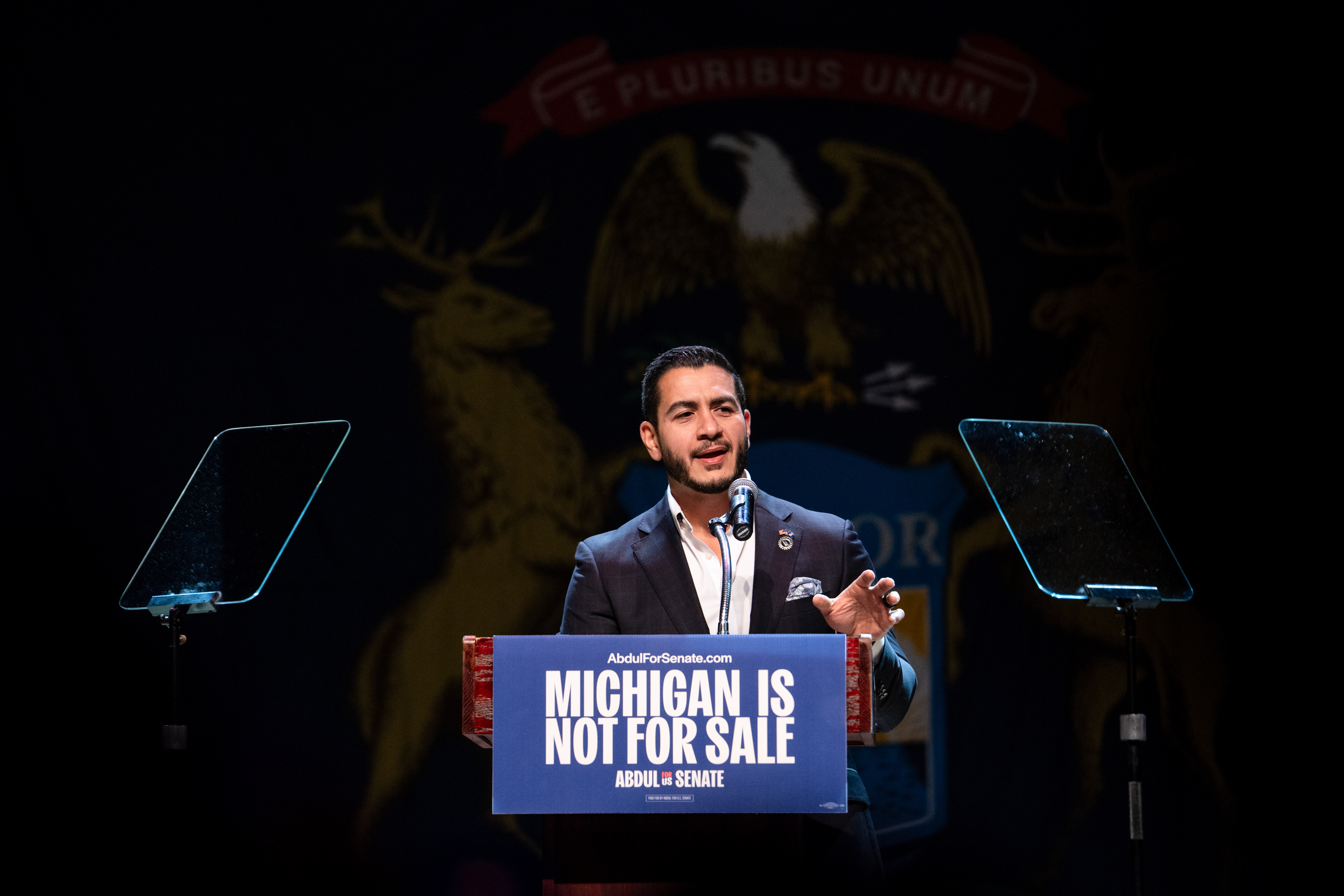 Abdul El-Sayed wins Michigan's Democratic Senate primary, notching a Midwest victory for the left