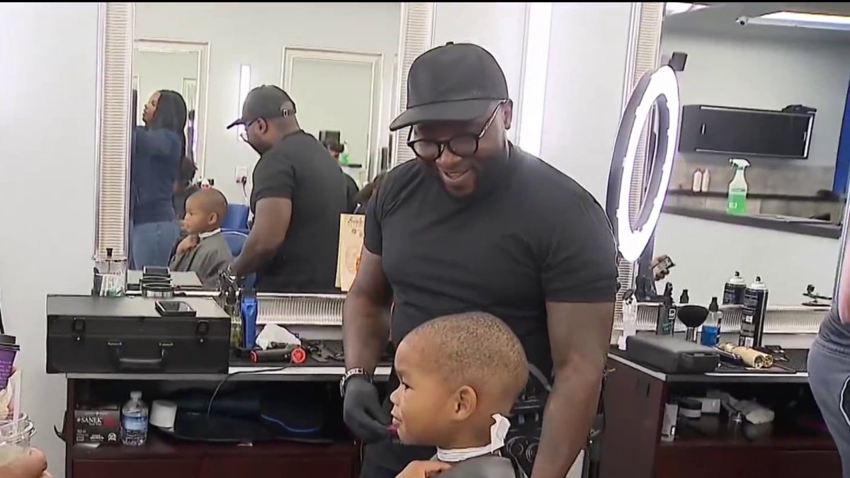 Prince George's County barber shop gives free back to school haircuts