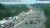 At least 1 hurt in Beltway tractor-trailer crash backing up Prince George's traffic