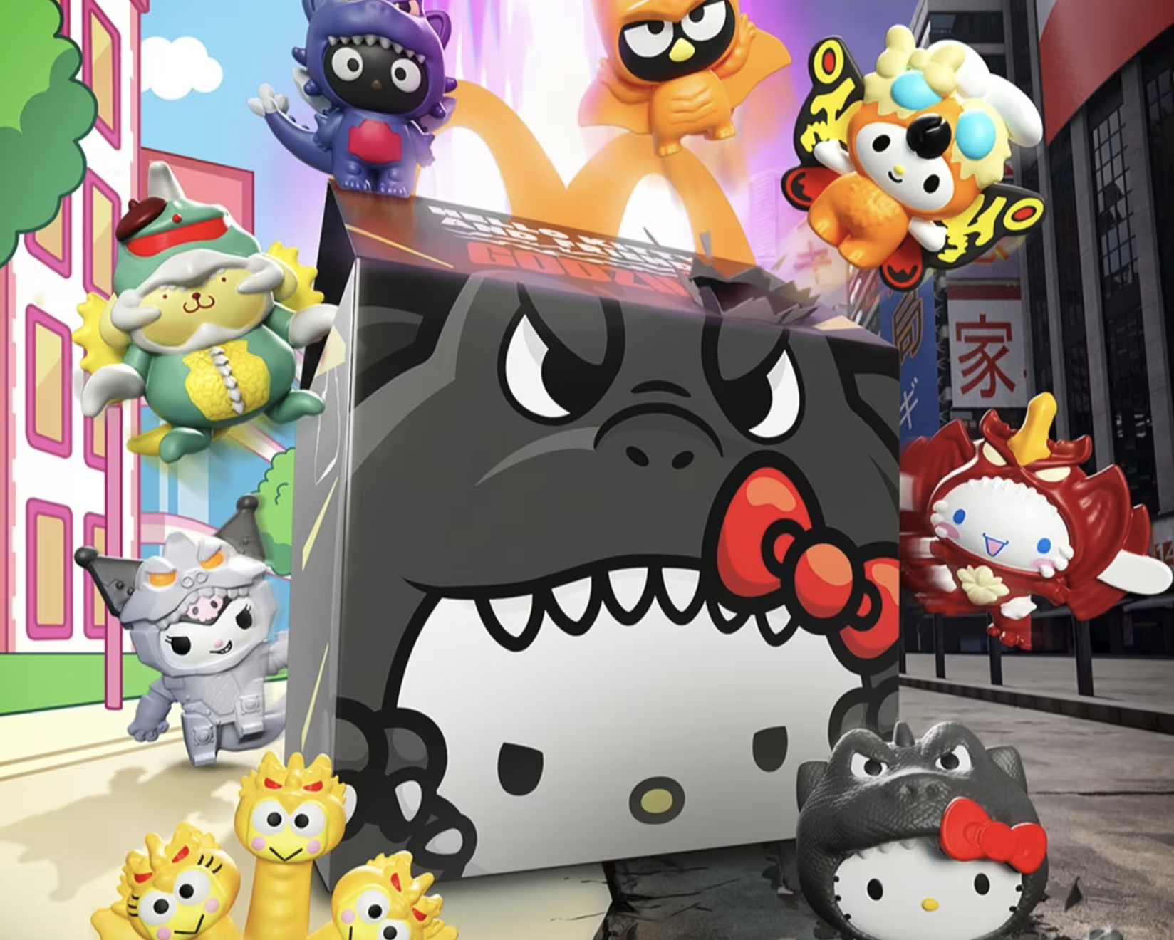 McDonald’s new Happy Meal combines Hello Kitty and Godzilla – NBC4 ...
