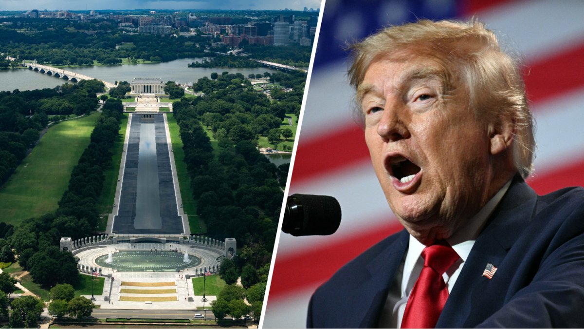 Trump pushes ahead on false claims Reflecting Pool was vandalized