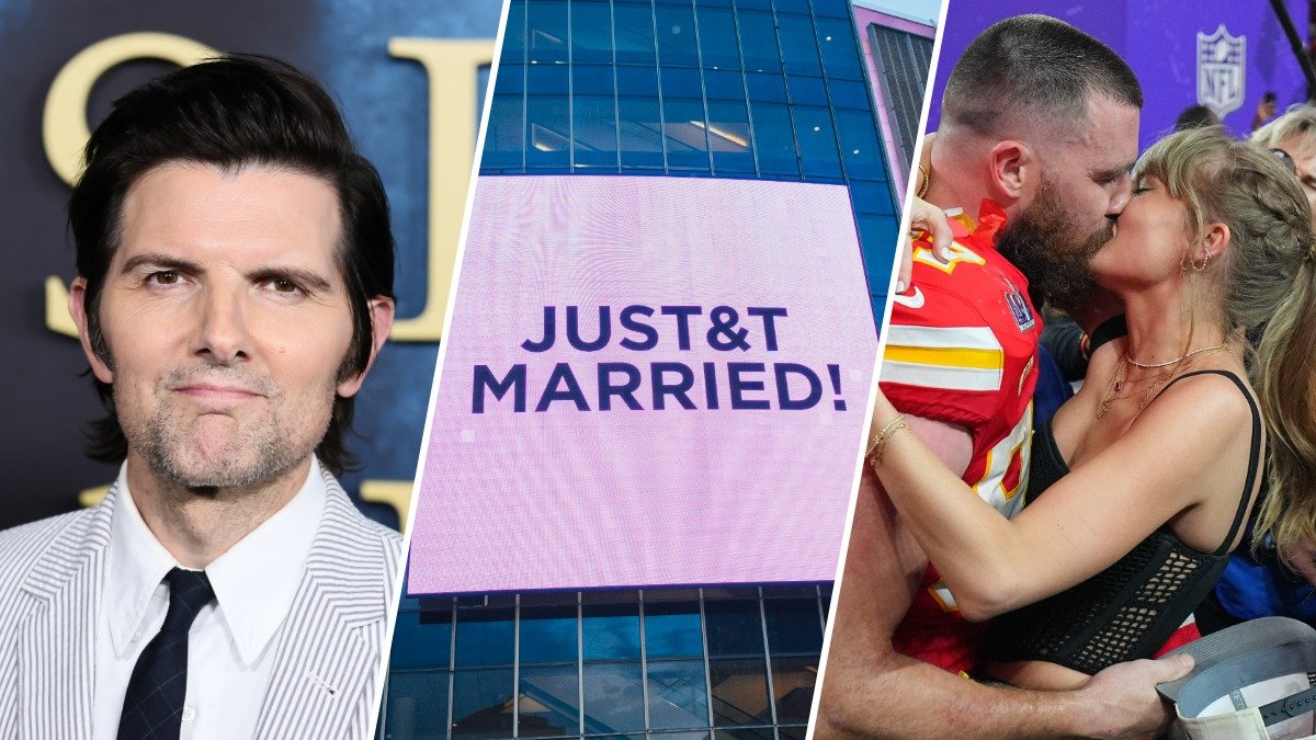 Adam Scott shares what Taylor Swift and Travis Kelce's wedding was really like