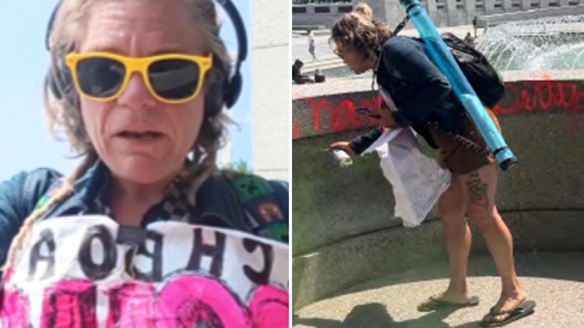 Judge orders release of woman charged with vandalism of World War II Memorial