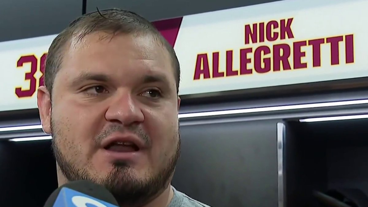 Commanders offensive line welcomes back center Allegretti