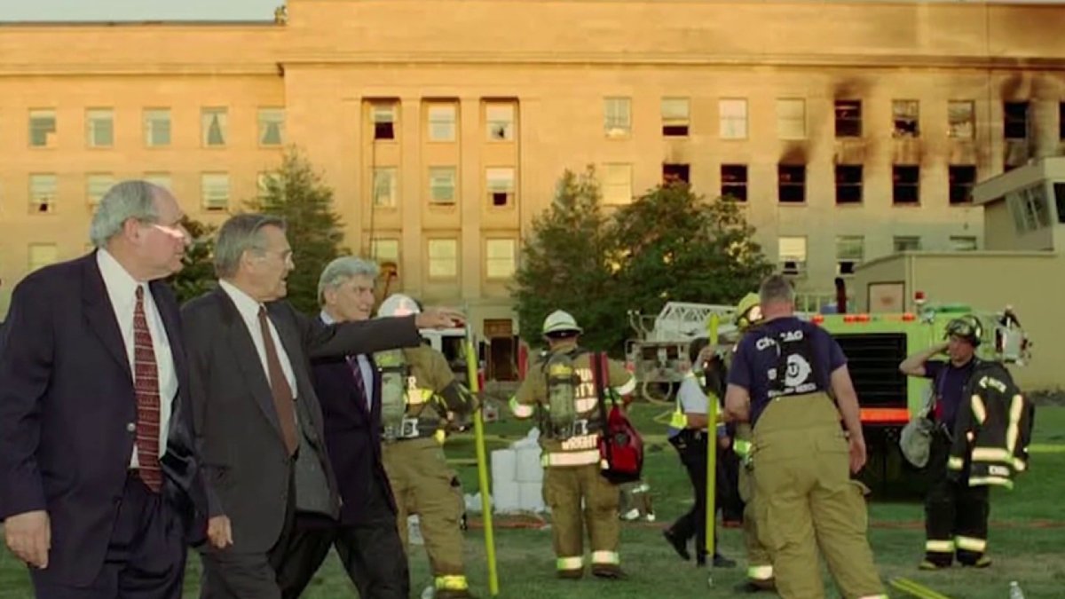 Firefighter and his police officer father both responded to Pentagon on 9/11