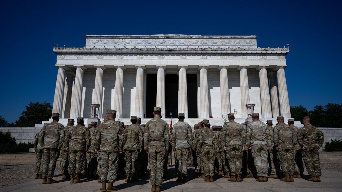 National Guard members in D.C. share their thoughts on the mission