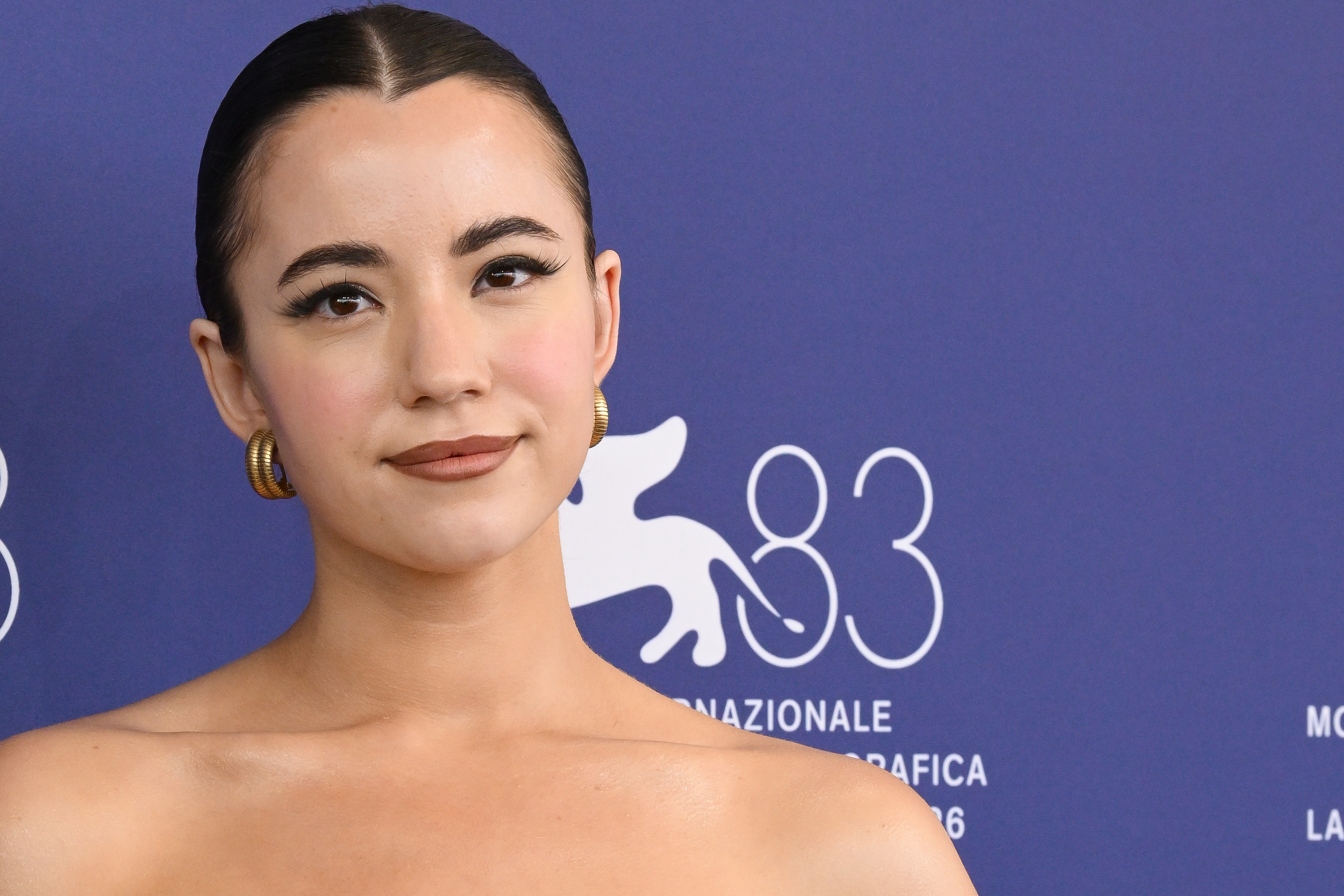 American Influencer Ashley St Clair at the 83 Venice International Film Festival 2026, Musk Photocall, Venice (Italy), September 8th, 2026.