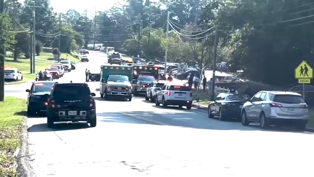 Adult hurt, no kids harmed in shooting at Virginia elementary school, official says