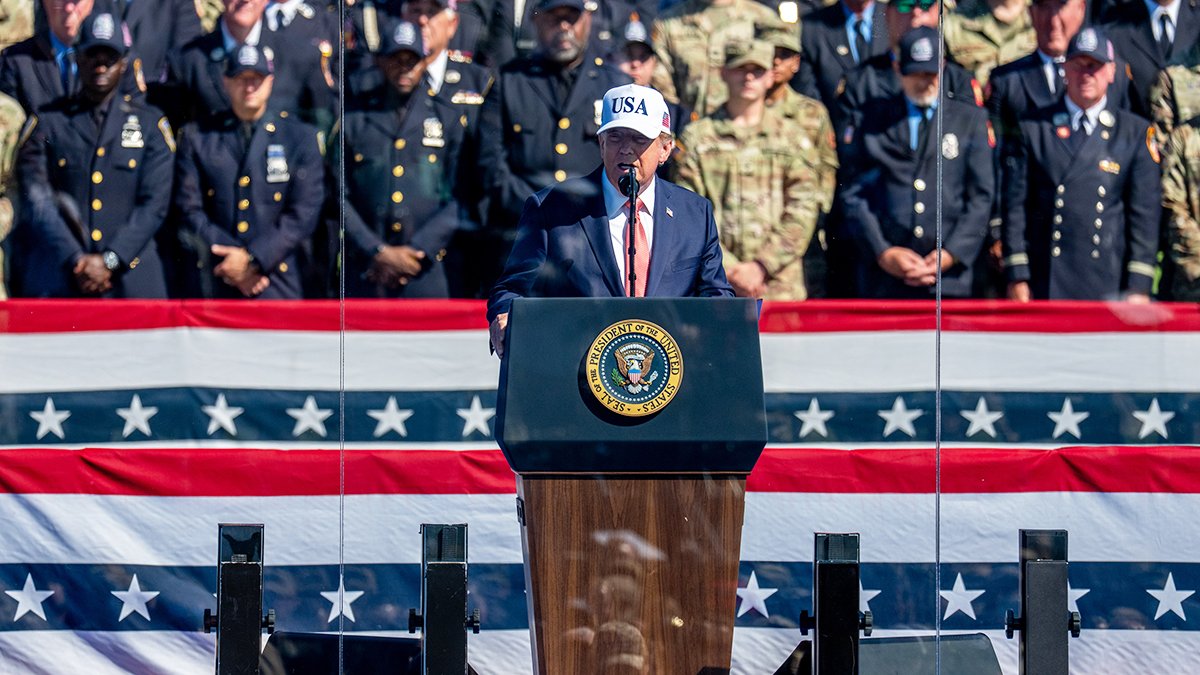 Trump honors 9/11 victims at the Ellipse, pledging to ‘never forget"