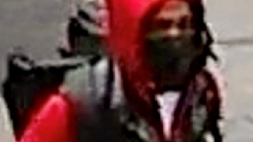 Police released photos of a suspect in Saturday’s deadly shooting on a midtown subway platform