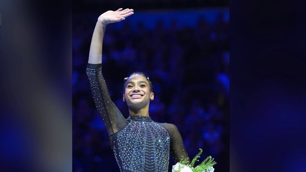 16-year-old VA native competes in gymnastics world championship as youngest on team