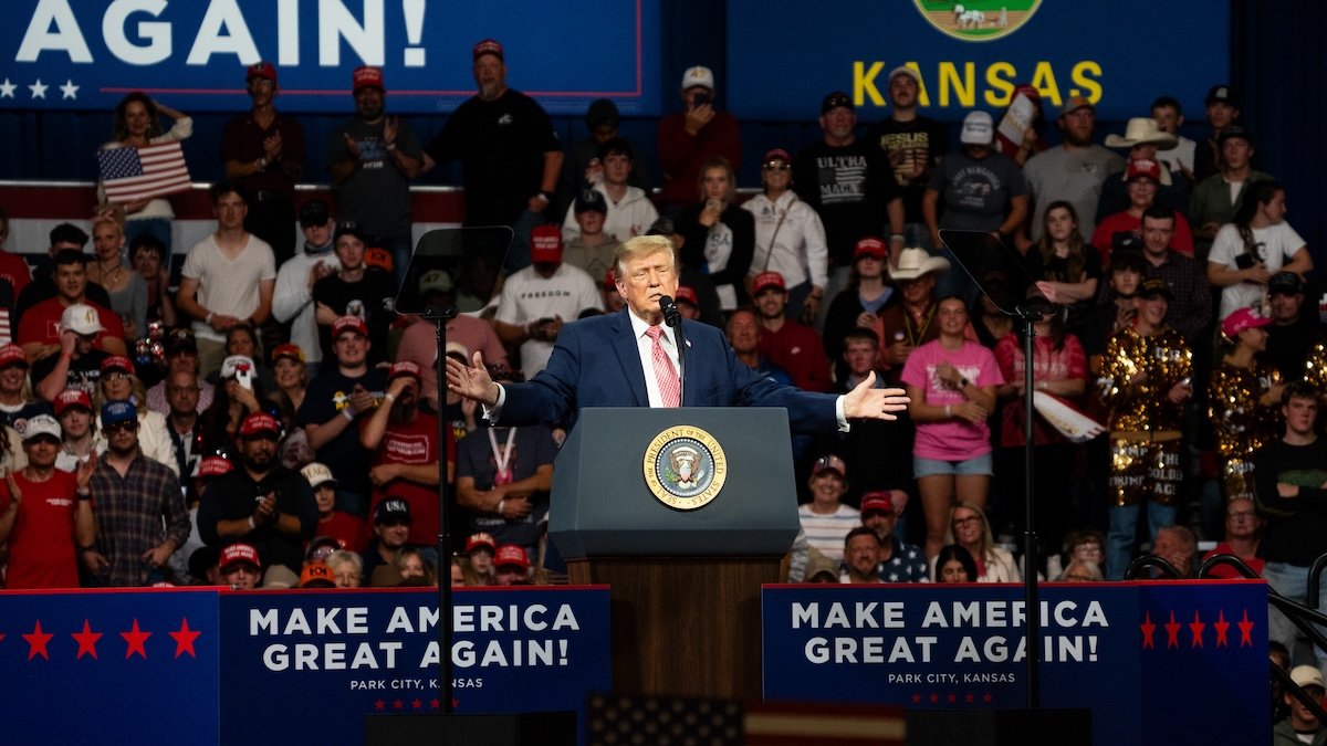 Washington Rally Trump uses antisemitic slur in defending Sen. Marshall at Kansas rally ...