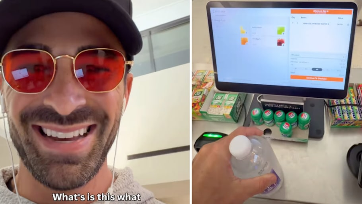 Man at airport befuddled by self-service snack station that asked him to tip: ‘Who?'