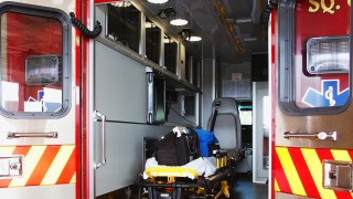 Dump Truck Operator Buried Under Ton of Ice and Mud; Rushed to Hospital