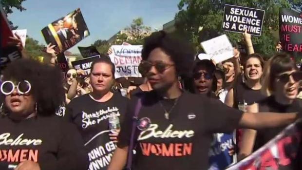 'Cancel Kavanaugh' Protesters March to Supreme Court