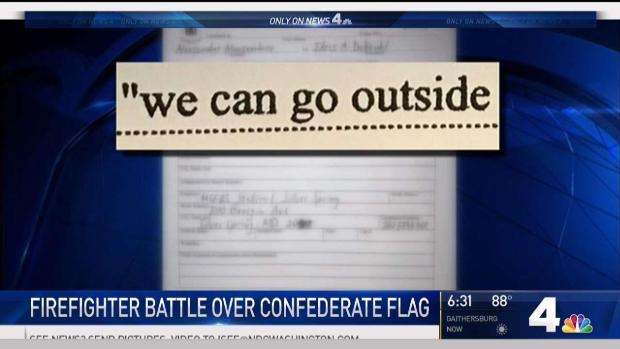 Confederate Flag Set Off Firefighter Argument