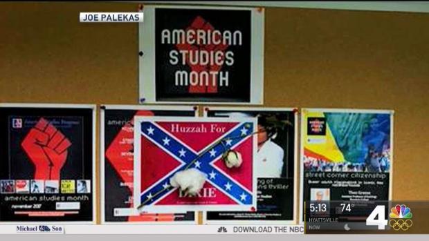 Flyers With Confederate Flag Found at American University