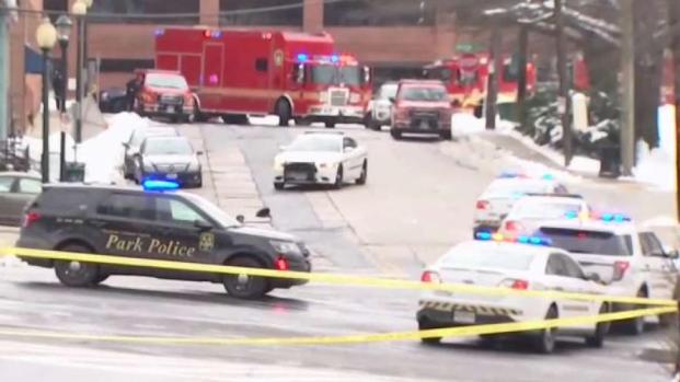 Armed Bank Robbery Reported in Silver Spring; Suspect Shot