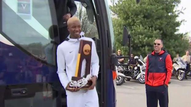NCAA Champs Return to Heroes' Welcome at UVA