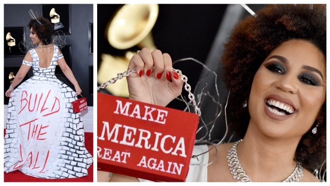 Pro-Trump singer flaunts 'Build the Wall' dress at Grammys – Chicago Tribune